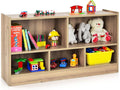 White 5-Section Wooden Toy Storage Organizer N626539