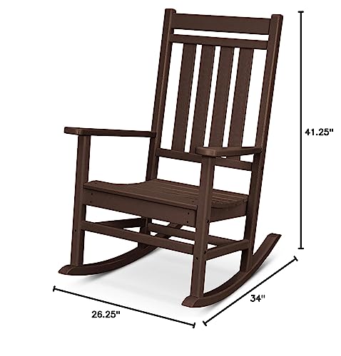 Black All-Weather Rocking Chair K90463