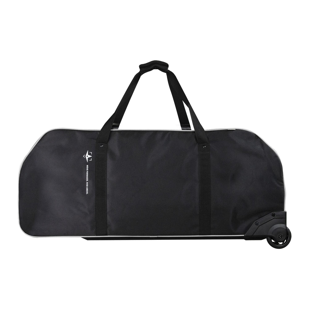Black/White Rolling Baseball Catchers Equipment Duffle Bag U280