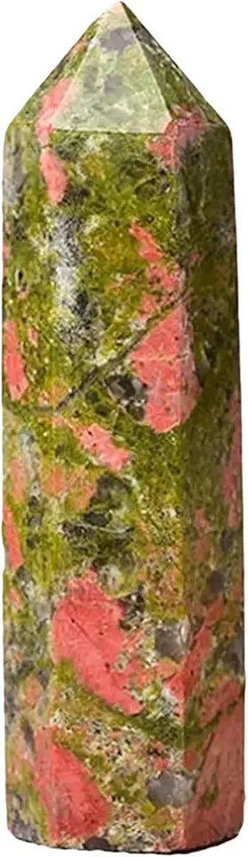 5 Pc Unakite Gemstone Crystal Tower S347