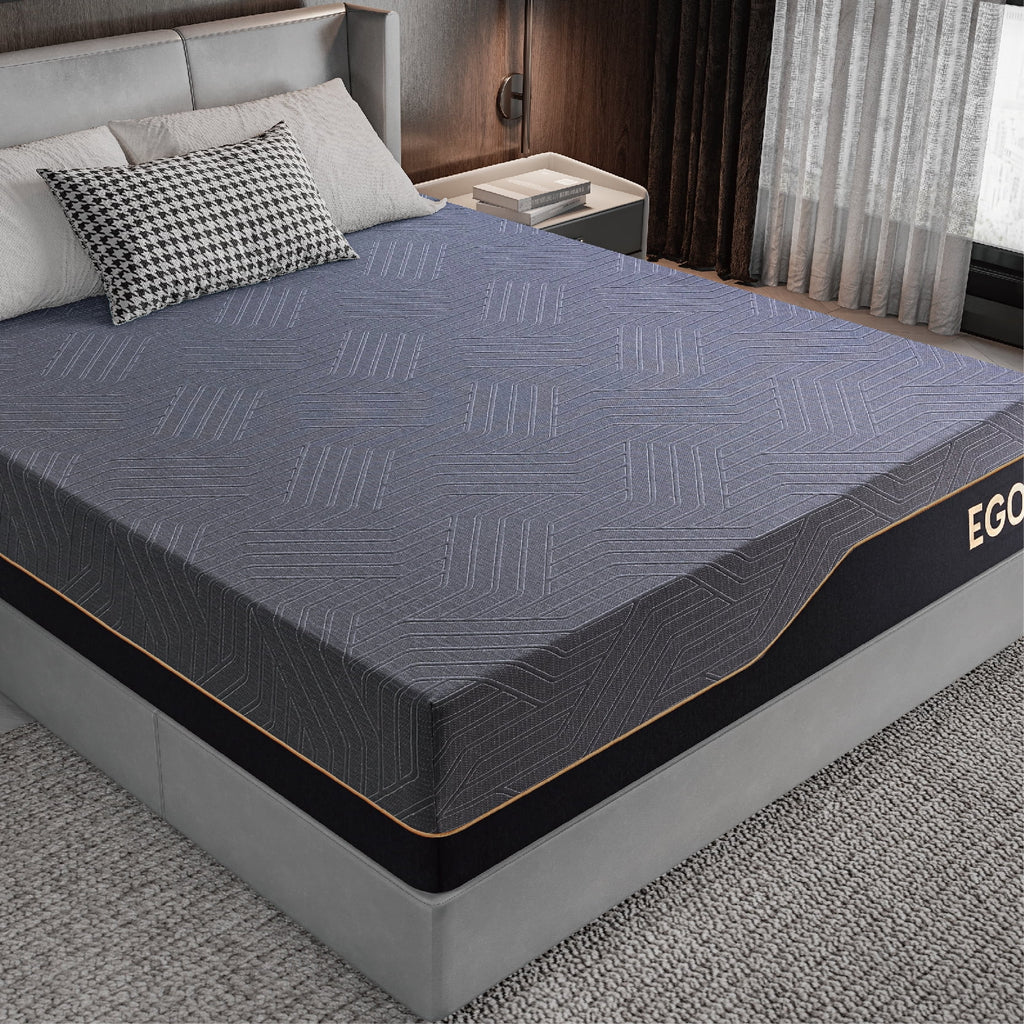 Black 14 inch Queen Memory Foam Mattress V612577