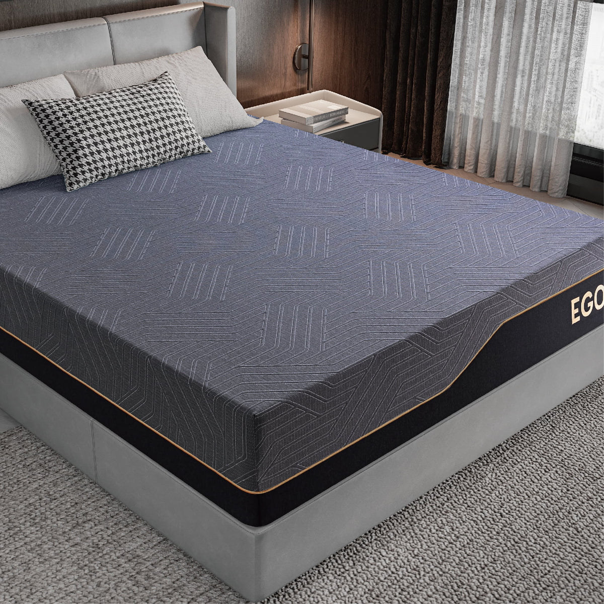 Black 14 inch Queen Memory Foam Mattress V612577