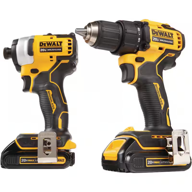 Brushless Cordless Compact Drill/Impact 2 Tool Combo Kit J5550