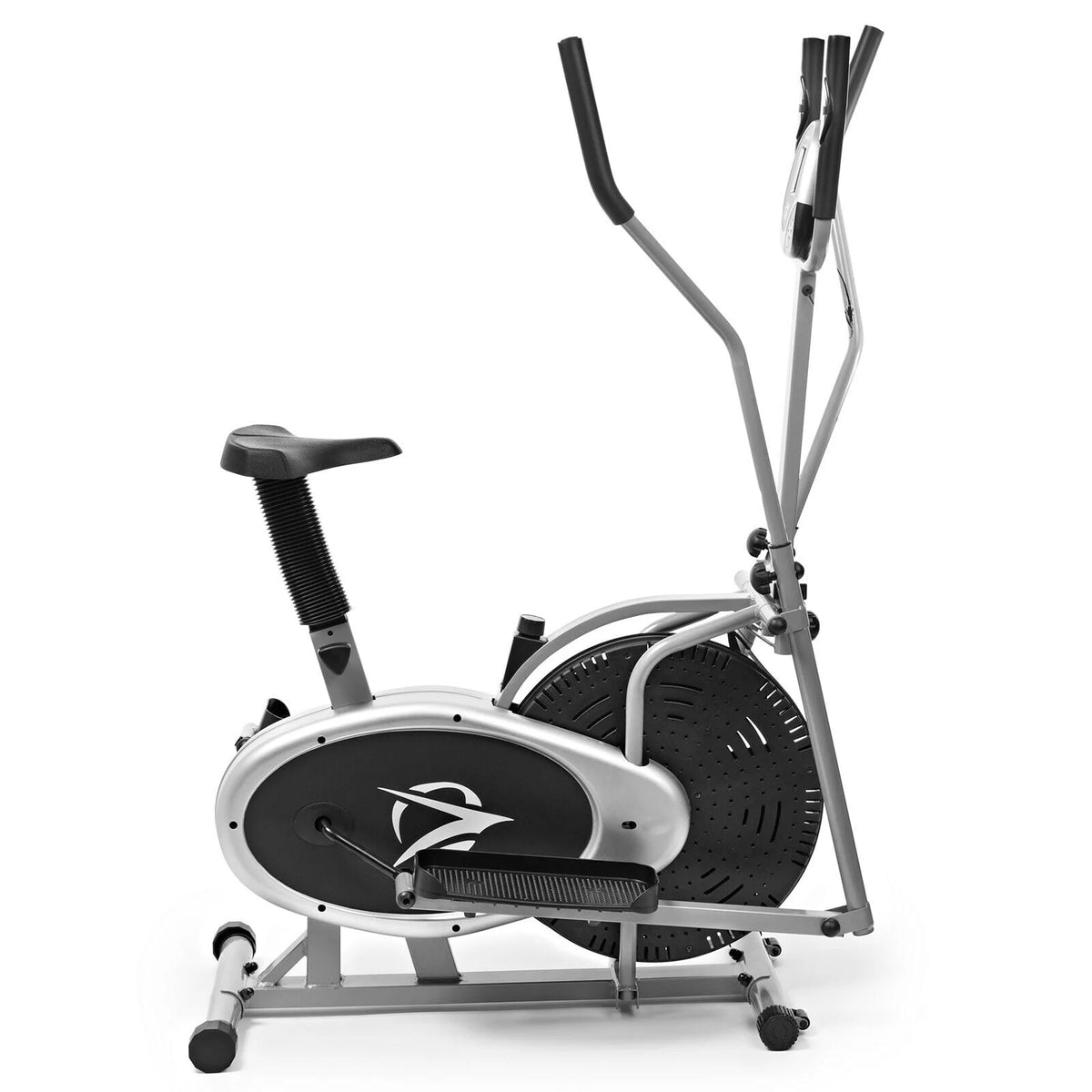 Black 2 in 1 Elliptical Stationary Bike T16107