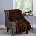 Oversized Microfiber Velvet Polyester Throw Blanket D5252
