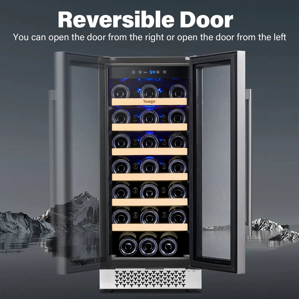 15" 33 Bottle Wine Refrigerator with Digital Temperature Control H484320