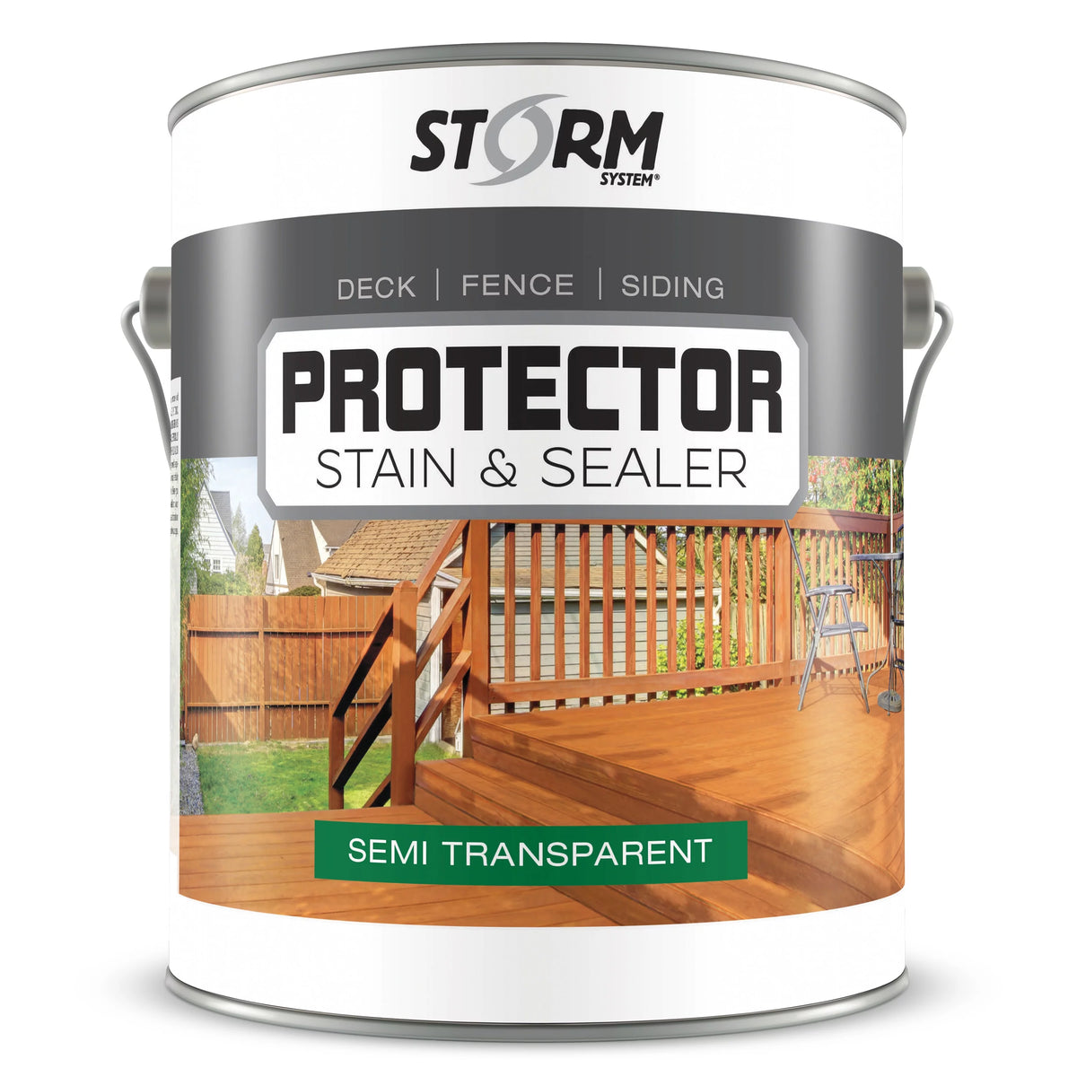 Semi-Transparent Stain and Sealer Golden Oak 1 Gallon H261