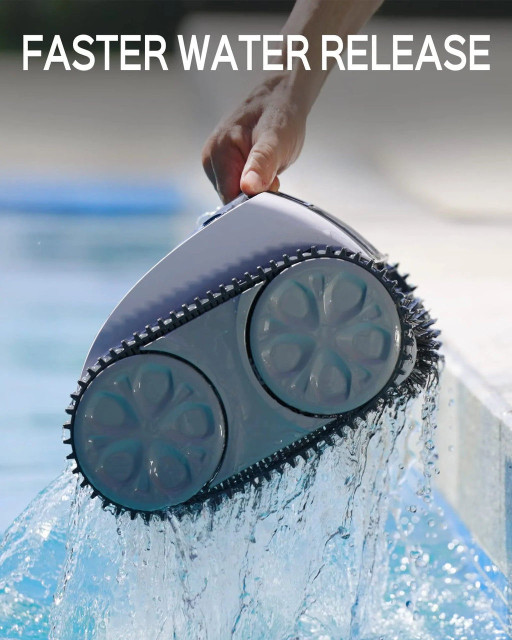 Cordless Robotic Pool Cleaner with Wall Climbing T6243