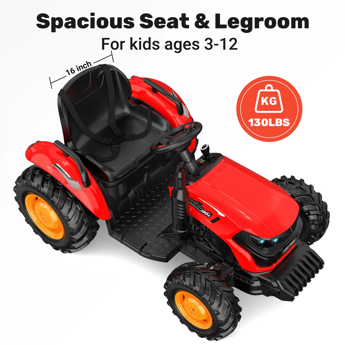 24V Powered Ride on Car Farm Tractor with Remote Control H3392