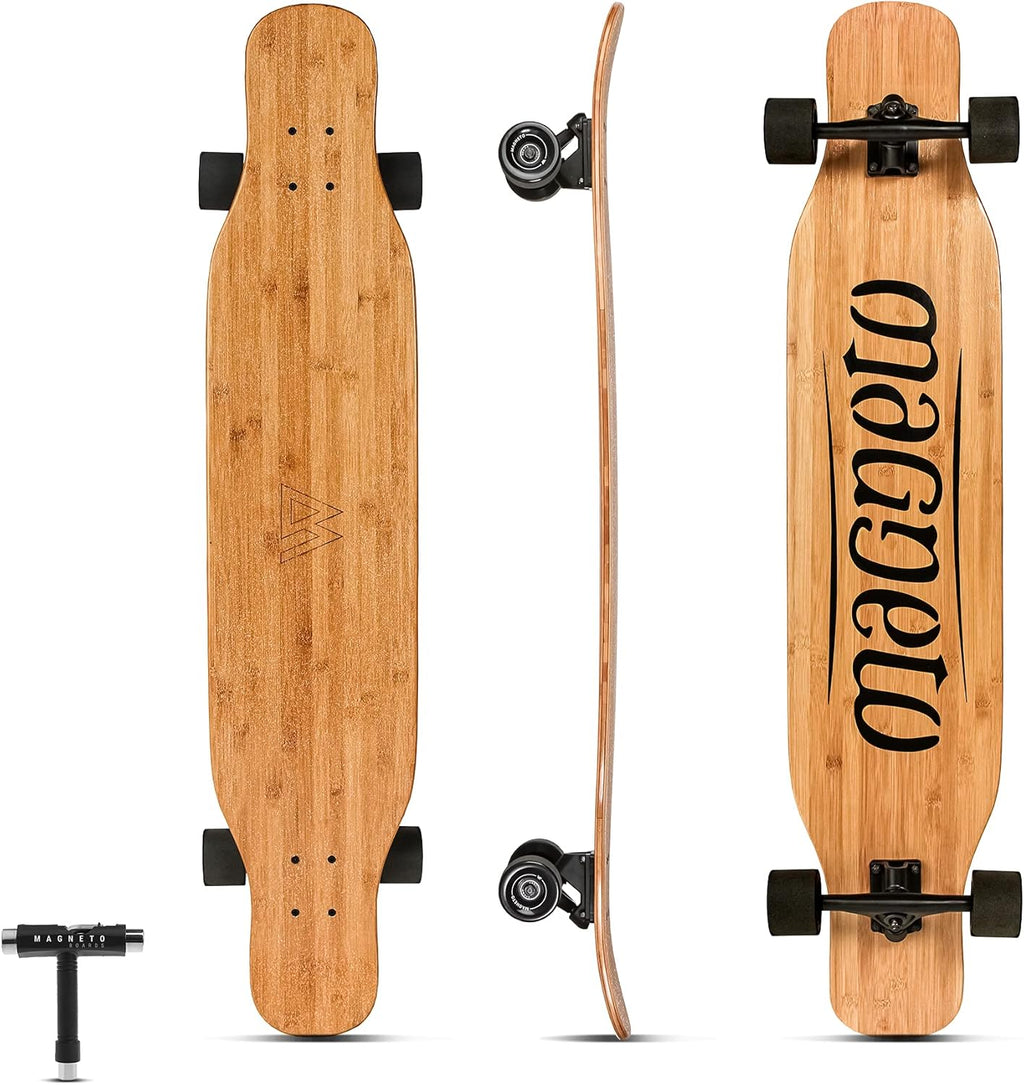 Bamboo Carbon Fiber Longboards Skateboards E89642