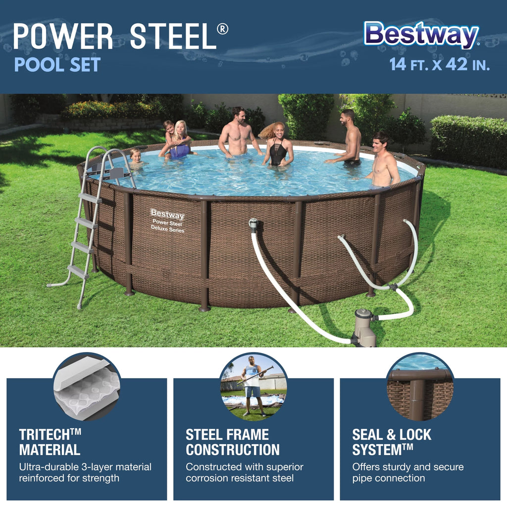 Round Above Ground Swimming Pool Set U544