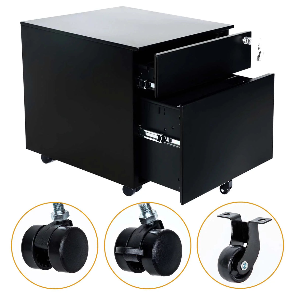 2-Drawer Mobile File Cabinet N790335