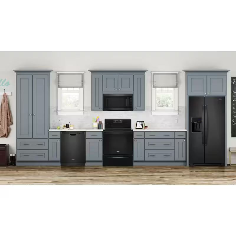 Black Electric Range with 4 Elements P43379
