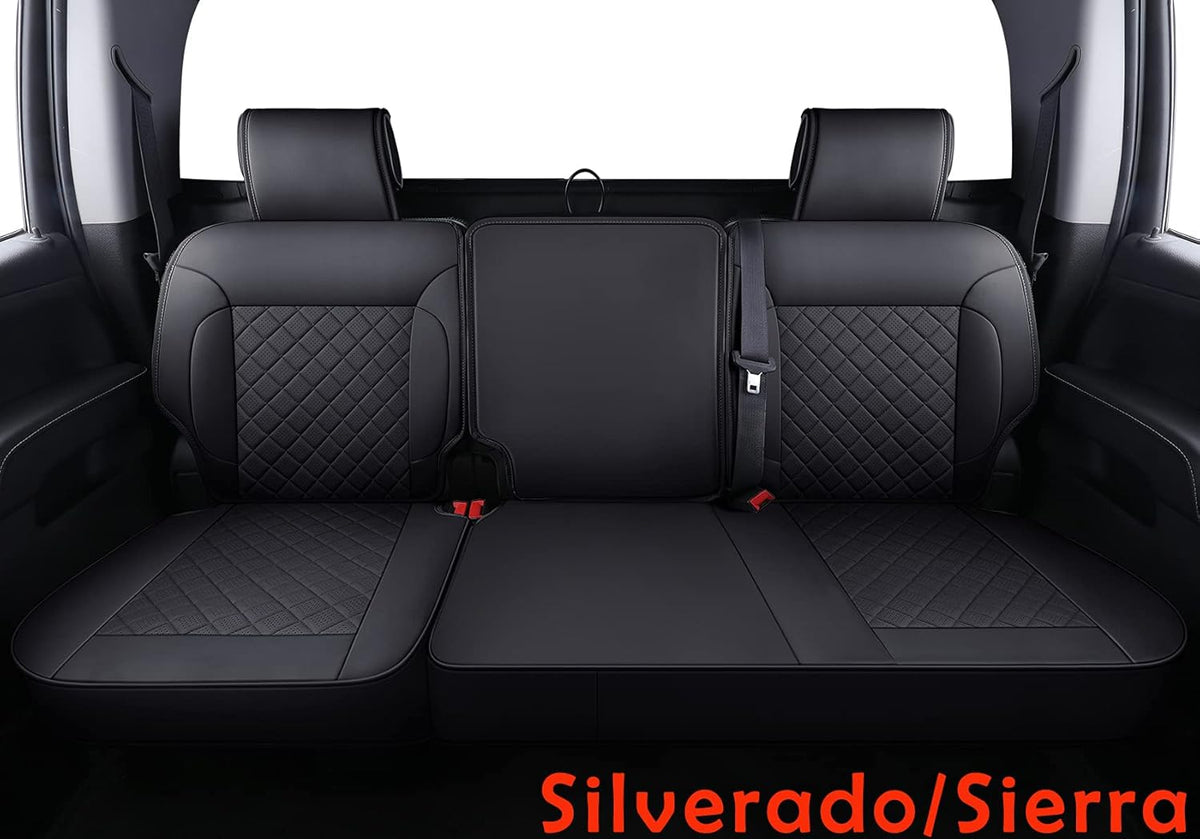 Brown Water Proof Faux Leather Full Set Seat Covers V747836