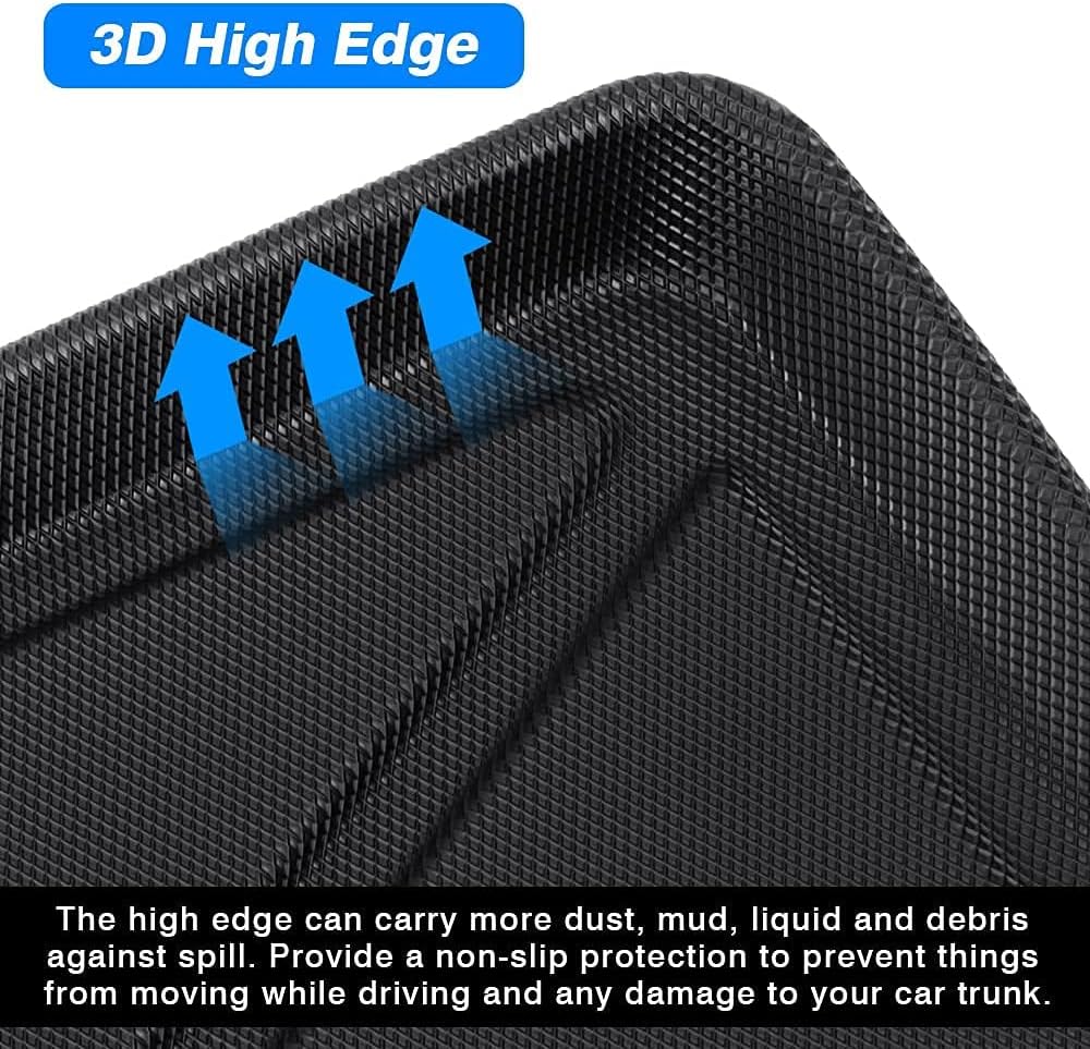 Heavy Duty Rubber Cargo Mat Pack of 2 S485441