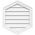 Vertical Peaked Surface Mount PVC Gable Vent T379