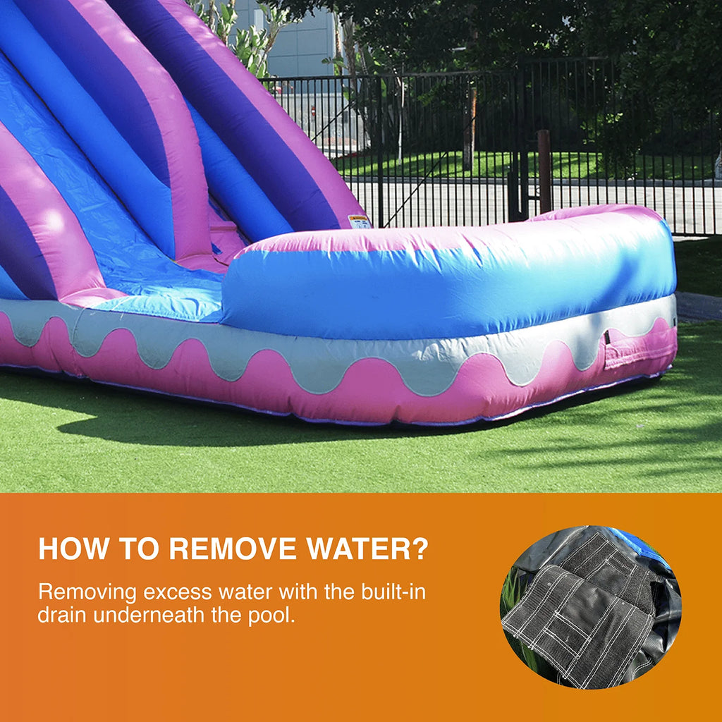 Commercial Grade Water Slide with Splash Pool V522747
