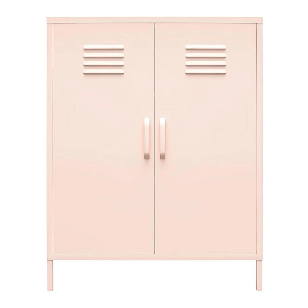 2 Door Metal Storage Cabinet in Pink R737076
