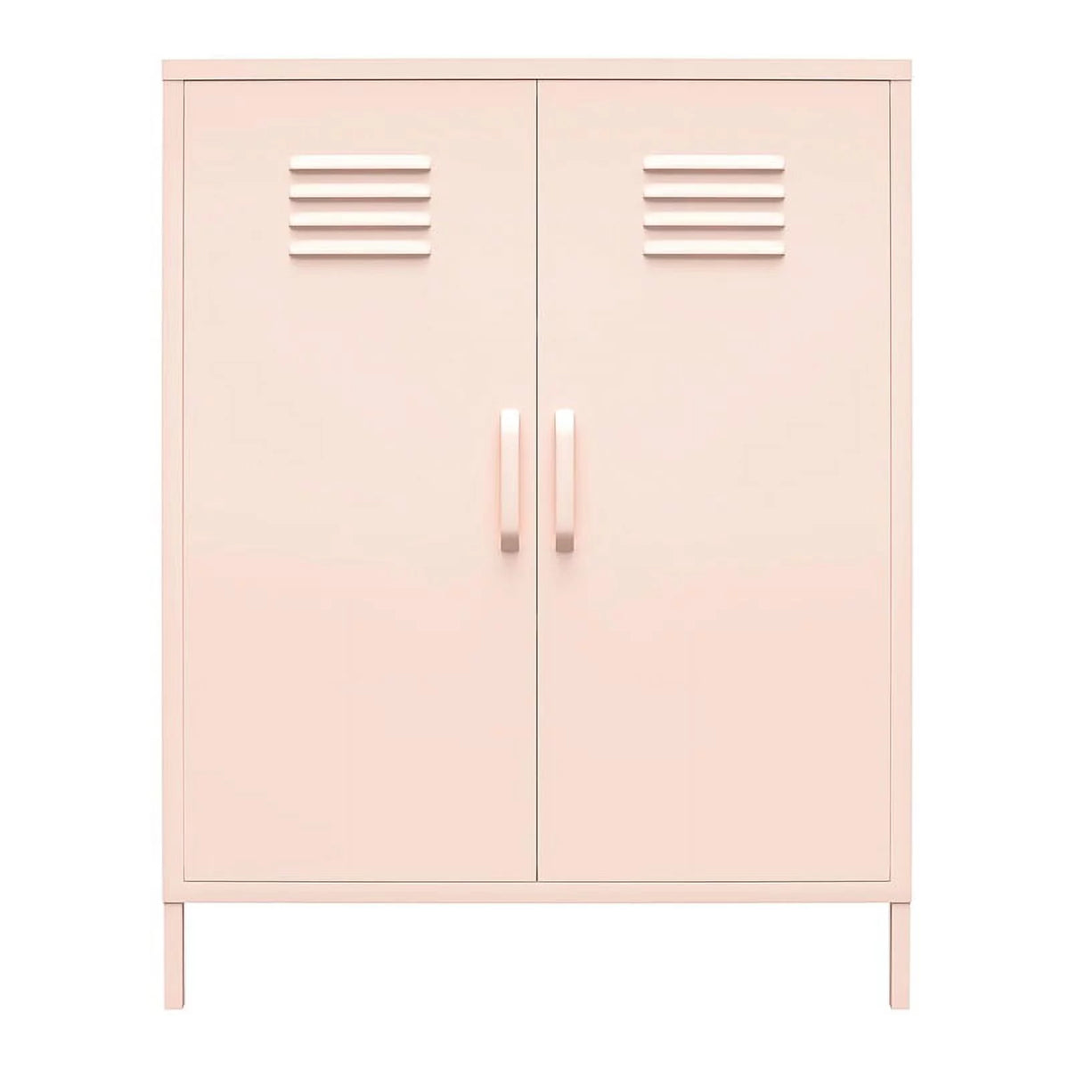2 Door Metal Storage Cabinet in Pink R737076