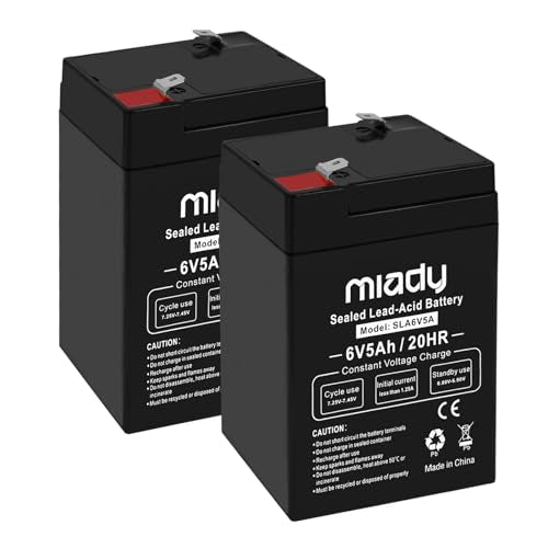12V 7Ah Rechargeable Sealed Lead Acid Battery (2 Pack) W259398