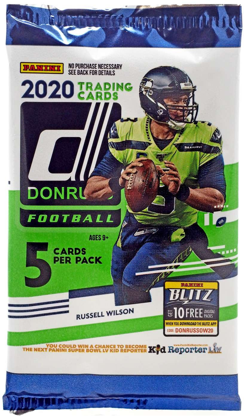 2020 Donruss Football Trading Card Box 48 Packs E638960