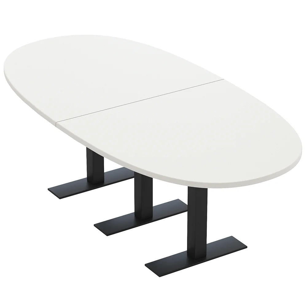 Oval Conference Table with Electric S80132