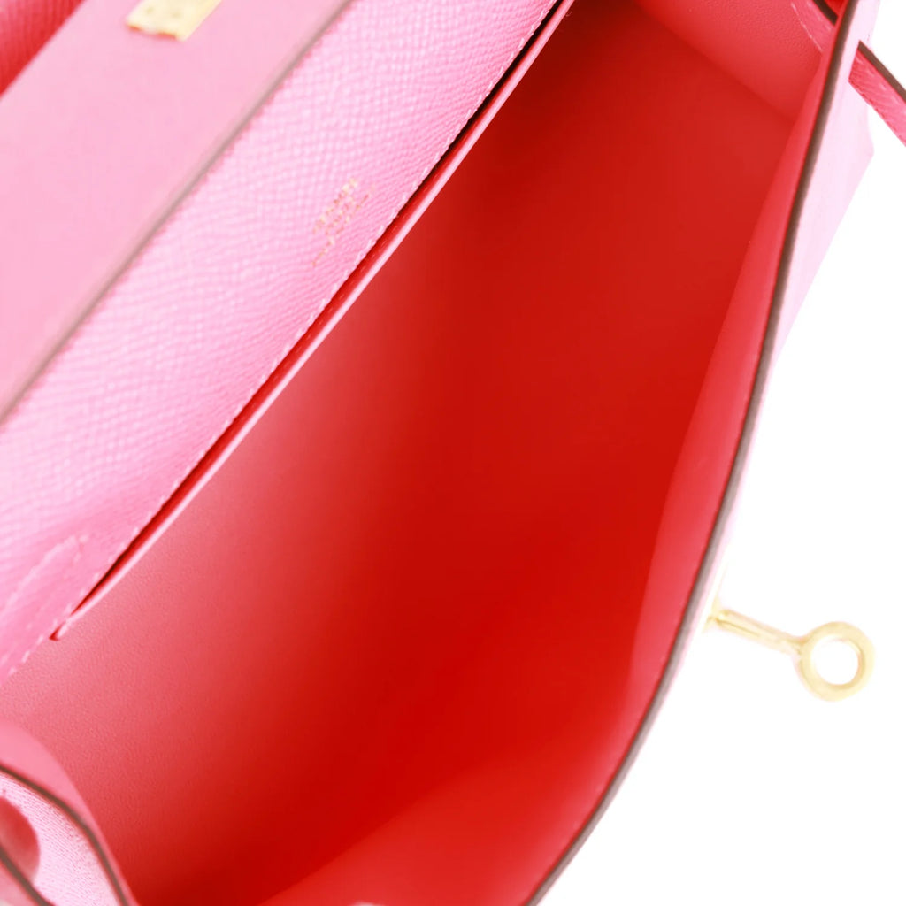 Rose Azalee Epsom Pochette C930585