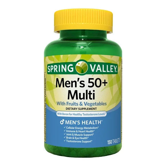Men's 50+ Multi Tablets 150 Count H5092