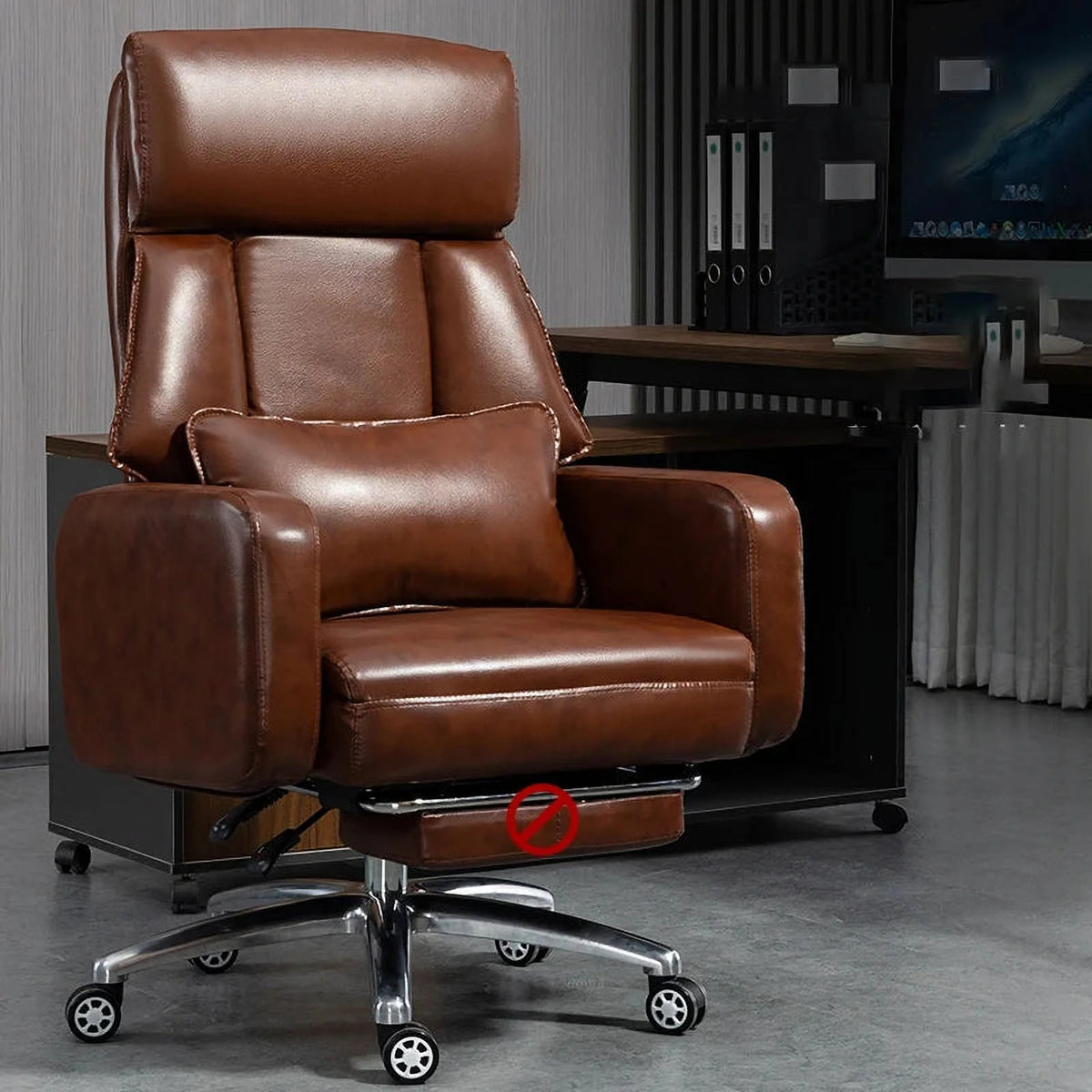 Leather Swivel Executive Office Chair D87394
