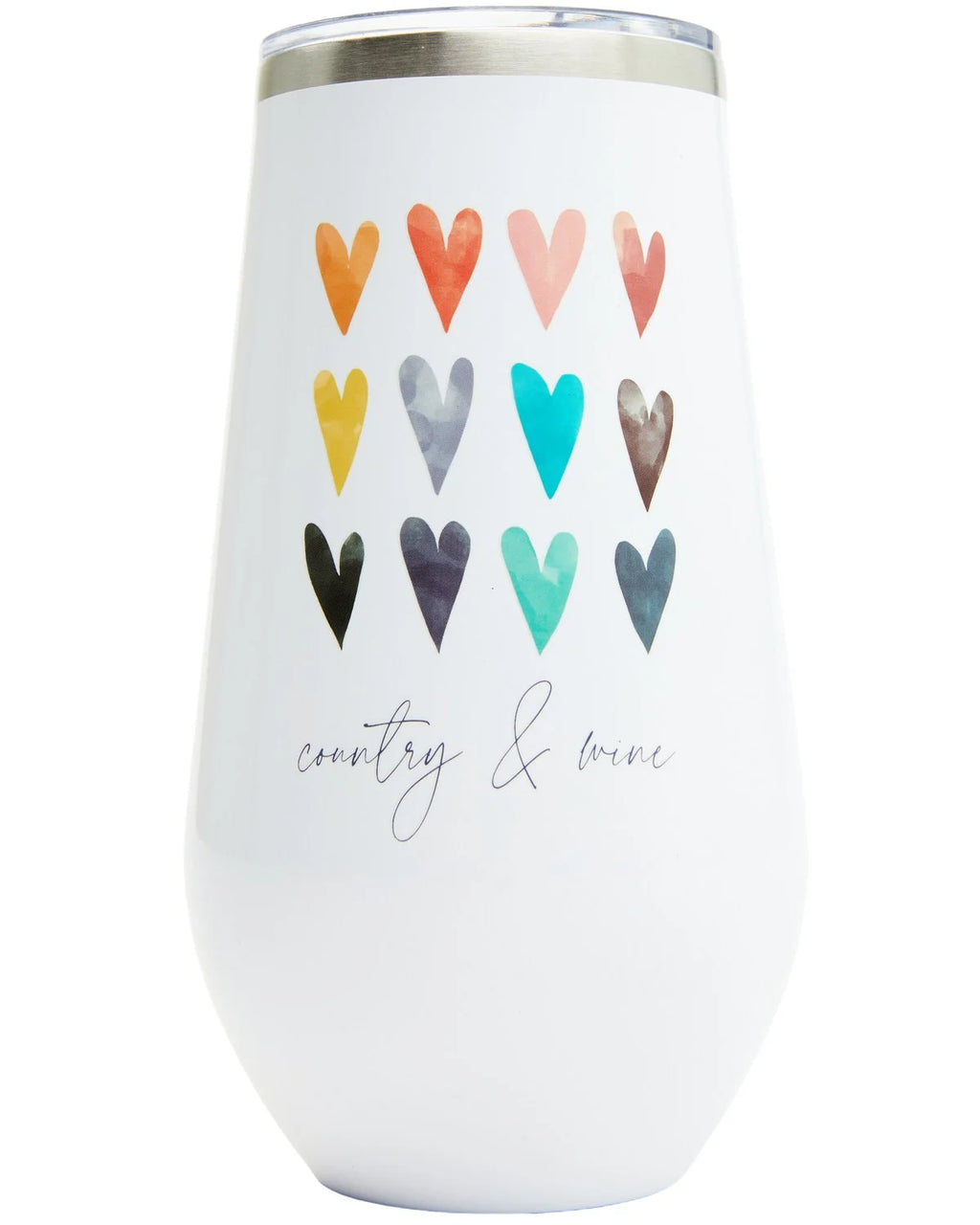 16 Oz White Stemless Tumbler T3857
