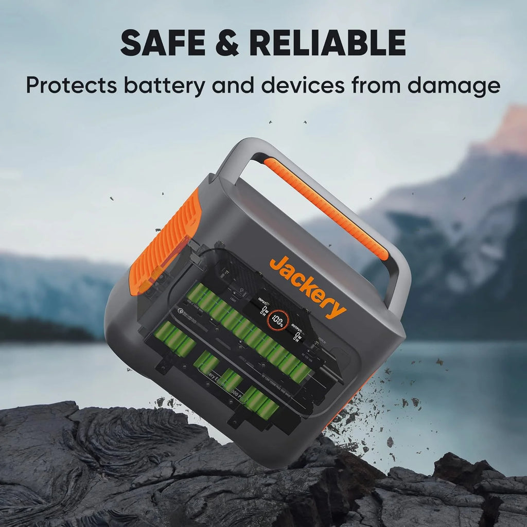 Portable Power Station, 2160Wh Capacity with 3x2200W AC Outlets D268
