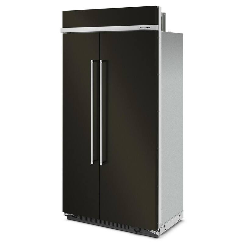 Black Stainless Steel Side-by-Side Refrigerator H14596