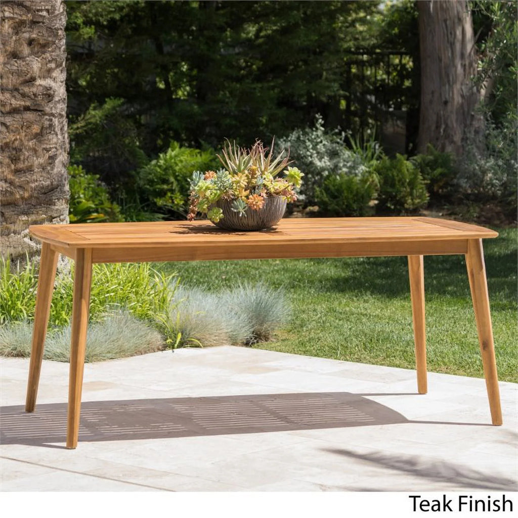 71" Wooden Patio Dining Table V808503