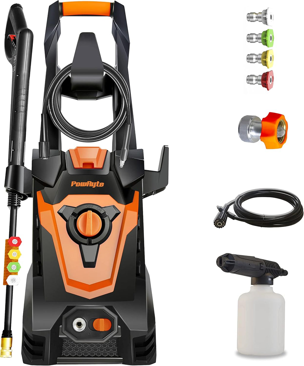 2200 PSI 2.0 GPM Electric Pressure Washer with 4 Nozzles Foam Cannon R89714