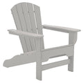 Light Gray Recycled Plastic Adirondack Chair D742