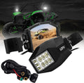 Aluminium UTV Side Mirrors with LED Spot Lights, One Pair X631