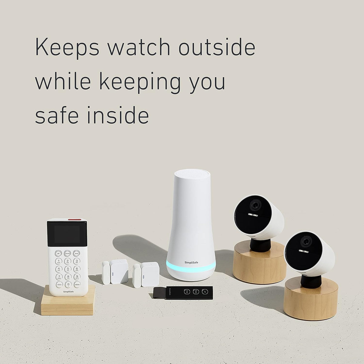 7 Piece Wireless Outdoor Camera Home Security System T26220