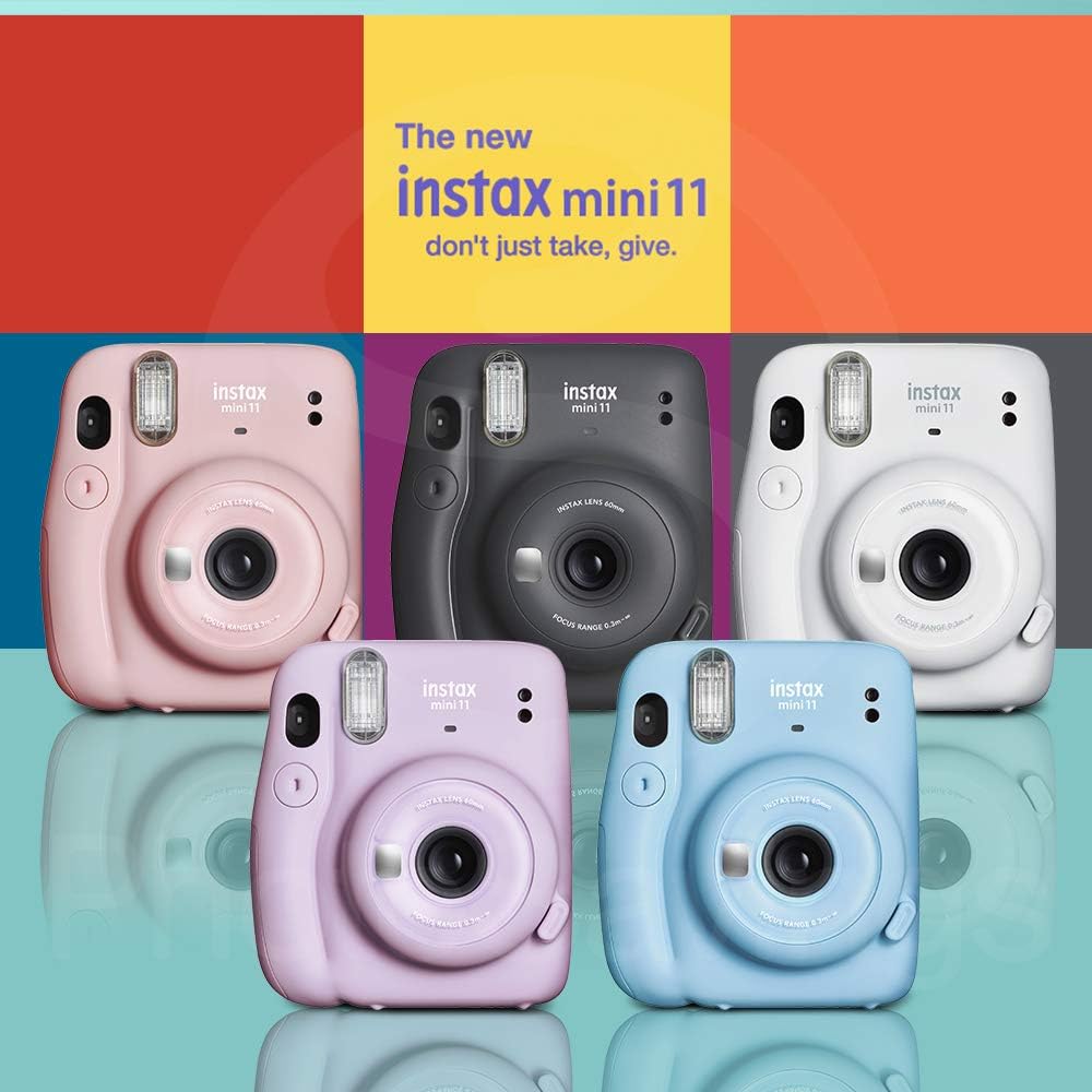 Charcoal Grey Instant Film Camera with 80 Exposures Film M9817