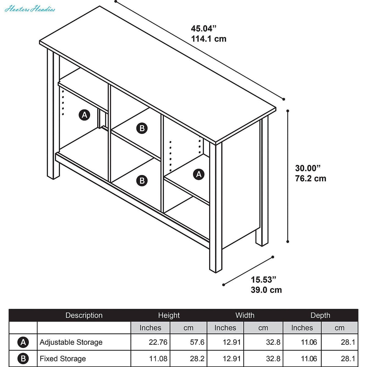 White 6 Cube Storage Bookcase F7910
