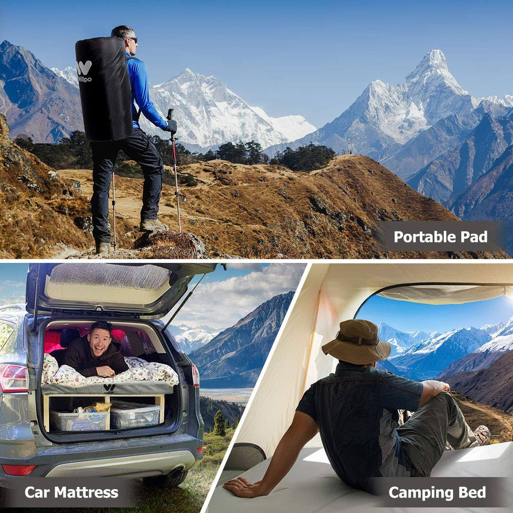 Memory Foam Car Camping Mattress Portable Sleep Pad L765287