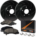 Rear Carbon Ceramic Brake Rotors with Pads B263035