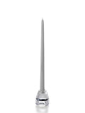 Set of 144 Light Gray Taper Candles V6567