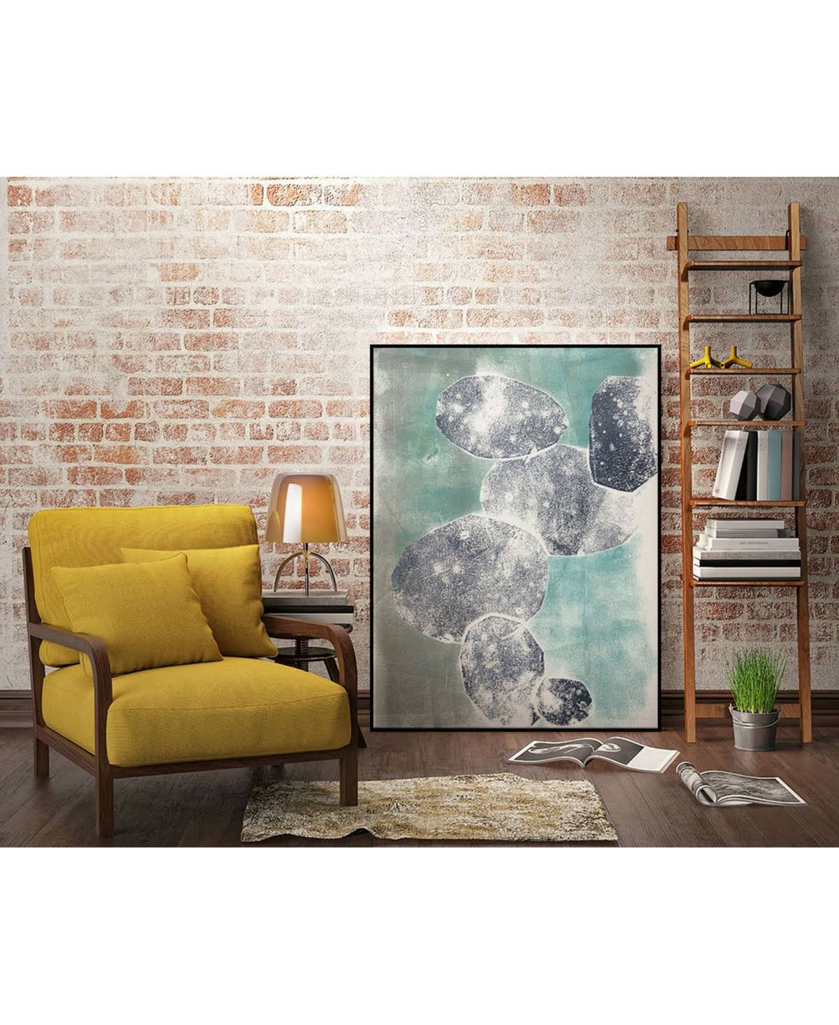 Framed Canvas Art Block M668973