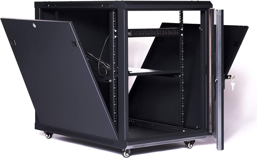 12U 35 Inch Deep Locking Server Rack Cabinet G7226