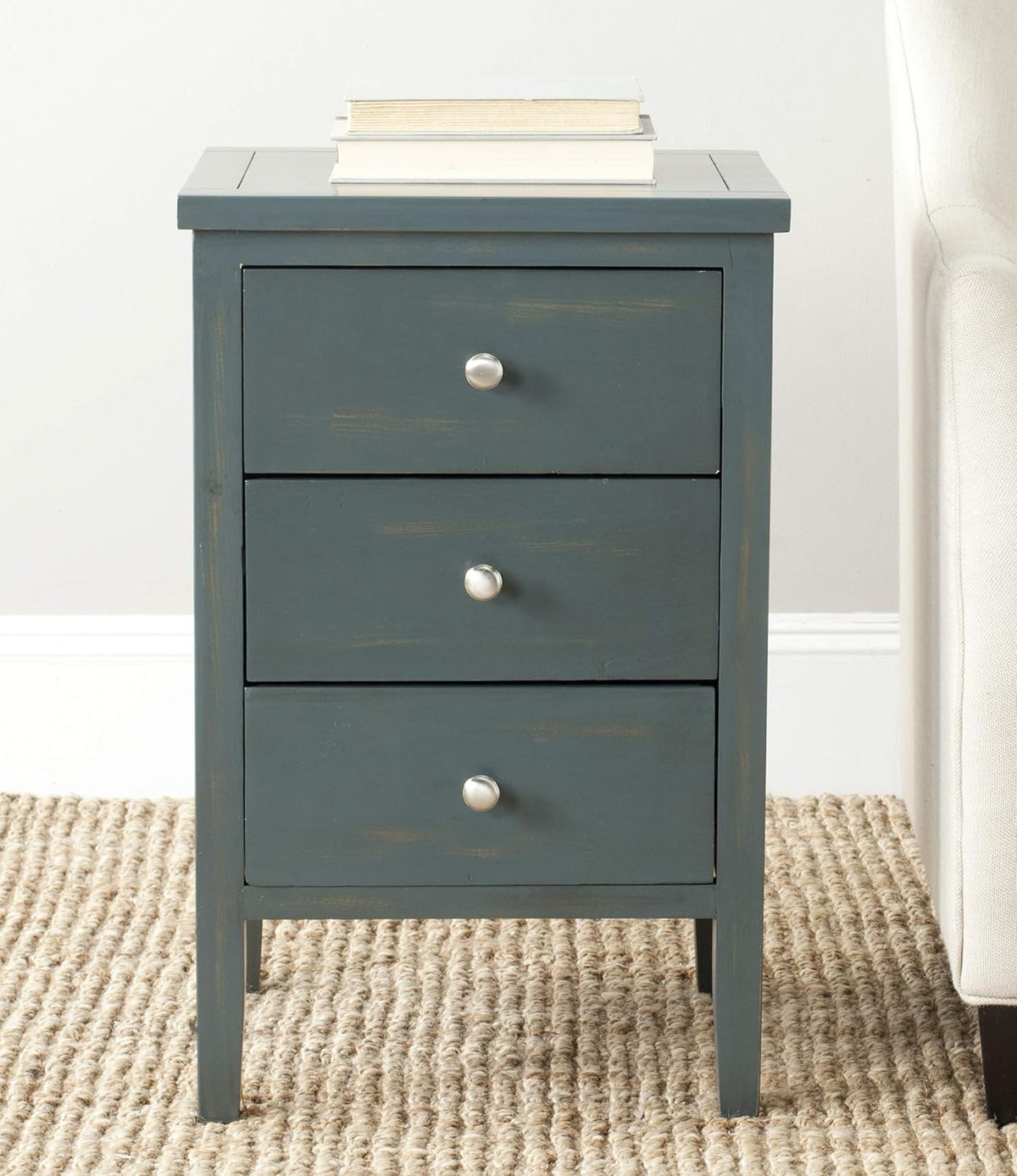 French Grey End Table J48308