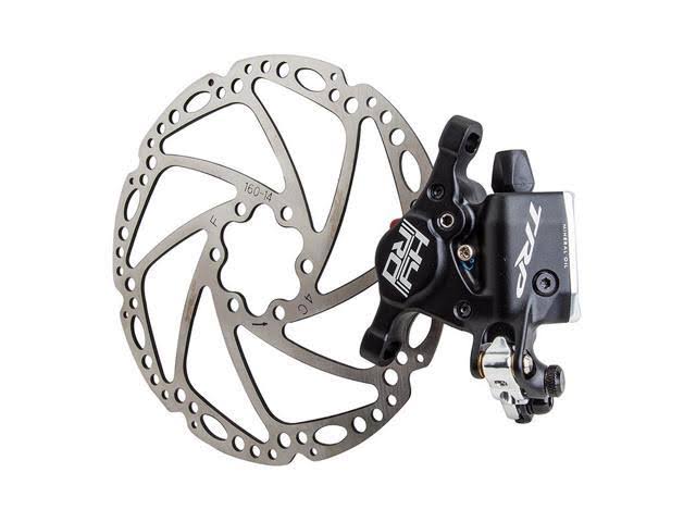 Cable-Actuated Hydraulic Disc Brake 160mm Rotor Black V1846