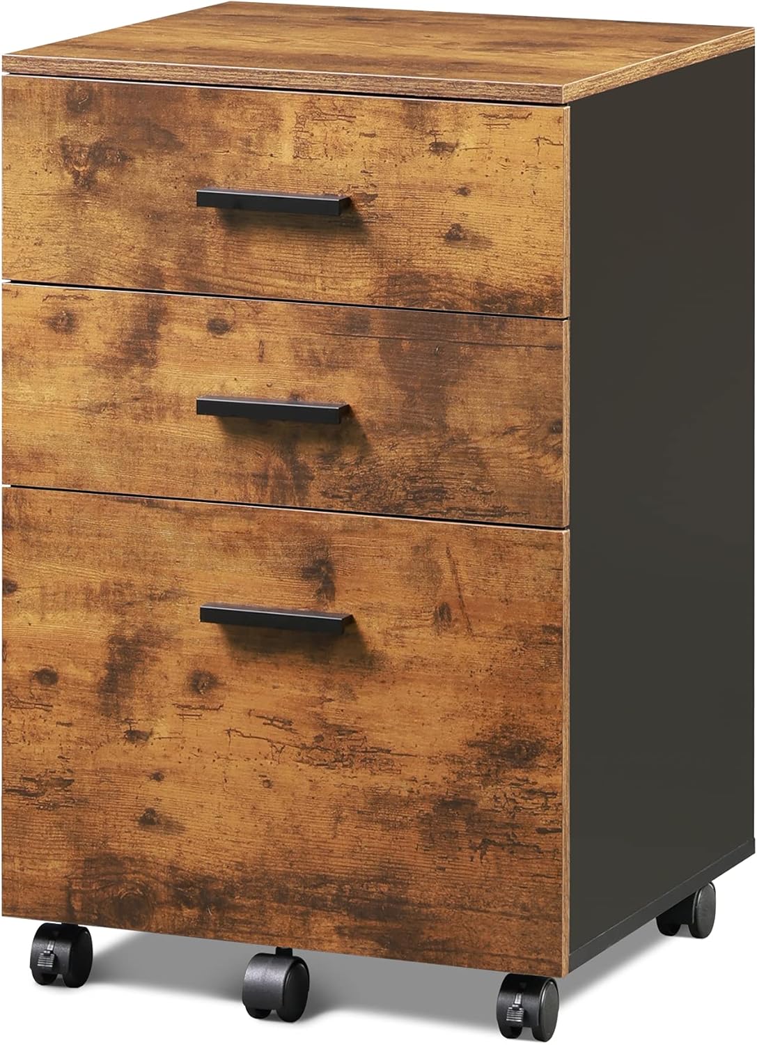 3 Drawer Wood Mobile File Cabinet Q880873