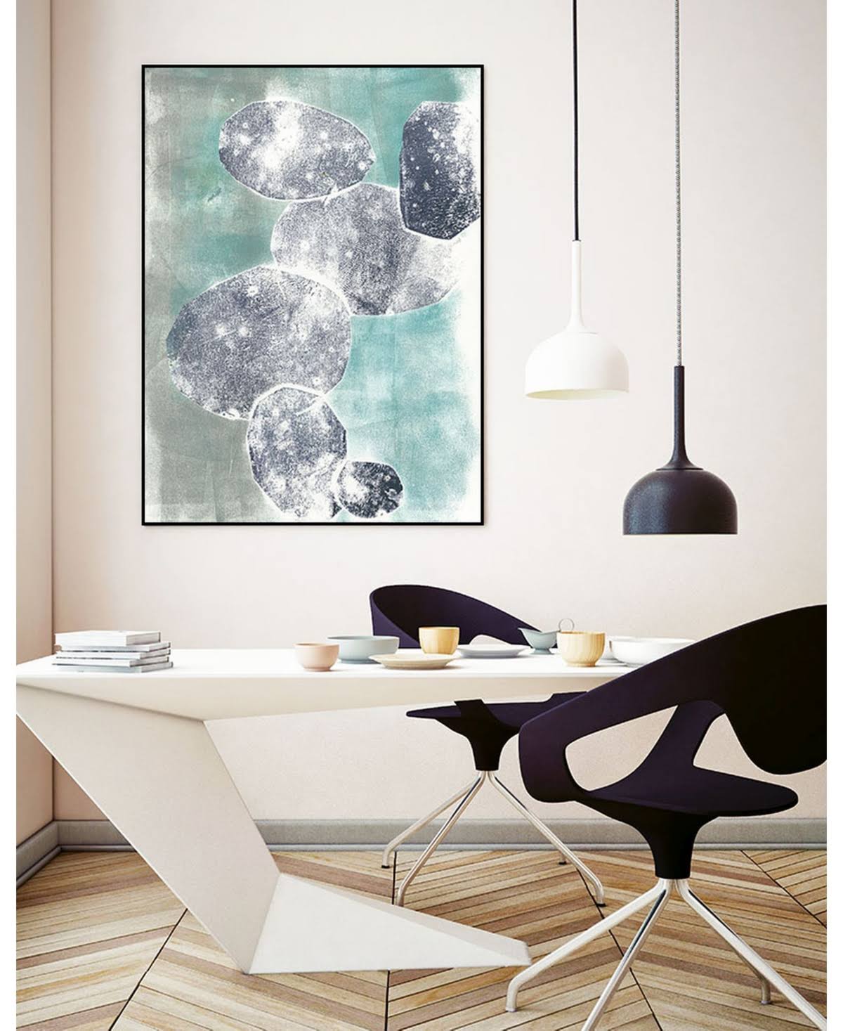 Framed Canvas Art Block M668973