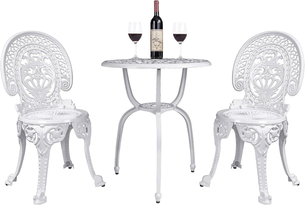 4 Piece Cast Aluminum Patio Conversation Set S6980