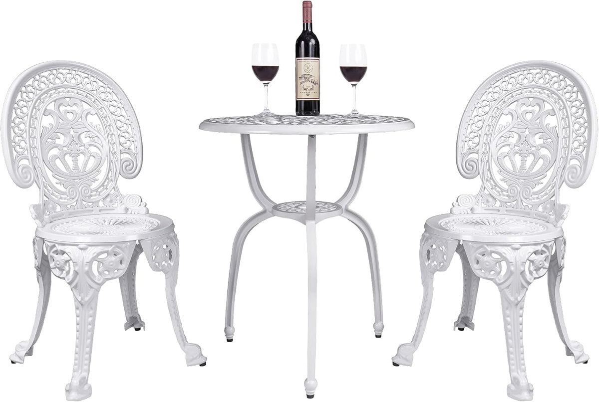 4 Piece Cast Aluminum Patio Conversation Set S6980